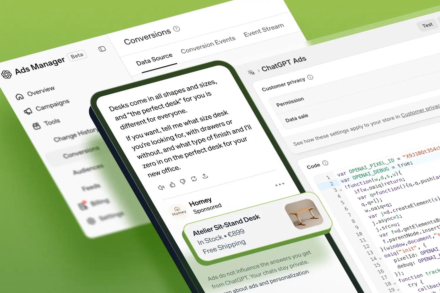 How to install the ChatGPT Ads pixel on Shopify without an App