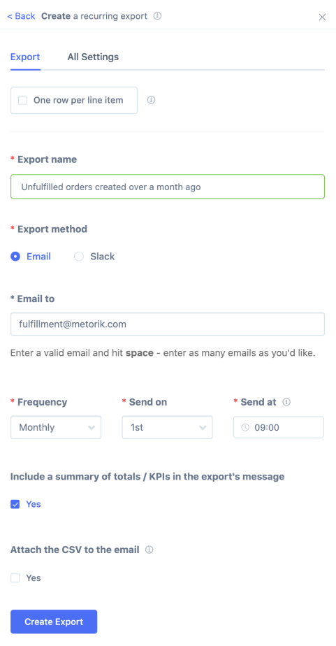 FoodBevBiz automatic export