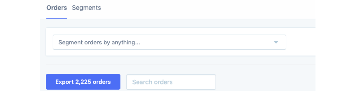 FoodBevBiz orders segmenting