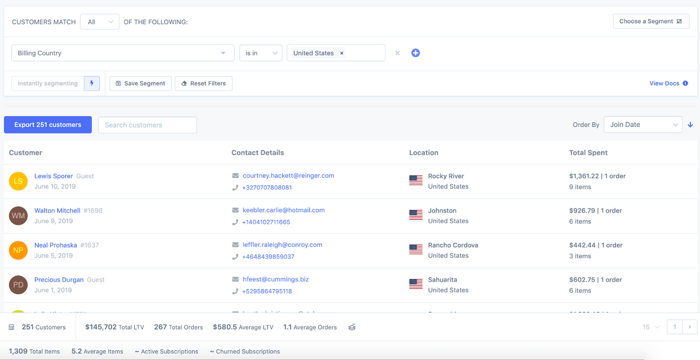 FoodBevBiz's customer segmenting system